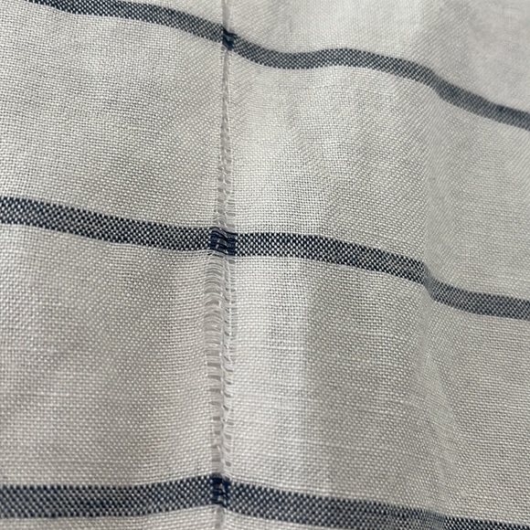 Rails Lily Positano Stripe Linen Lace Up Top - Picture 11 of 16